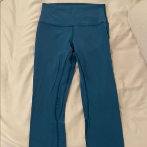 Lulu lemon teal align leggings